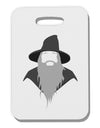 Grey Wizard Thick Plastic Luggage Tag-Luggage Tag-TooLoud-White-One Size-Davson Sales