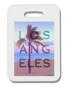 Los Angeles Beach Filter Thick Plastic Luggage Tag-Luggage Tag-TooLoud-White-One Size-Davson Sales