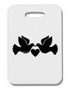 Two Turtle Doves Thick Plastic Luggage Tag-Luggage Tag-TooLoud-White-One Size-Davson Sales