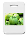 Buy Local - Green Tomatoes Thick Plastic Luggage Tag-Luggage Tag-TooLoud-White-One Size-Davson Sales