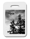 UFO Sighting - Extraterrestrial Thick Plastic Luggage Tag by TooLoud-Luggage Tag-TooLoud-White-One Size-Davson Sales