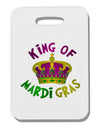 King Of Mardi Gras Thick Plastic Luggage Tag-Luggage Tag-TooLoud-White-One Size-Davson Sales