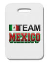 Sporty Team Mexico Thick Plastic Luggage Tag-Luggage Tag-TooLoud-White-One Size-Davson Sales