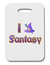 I Love Fantasy Thick Plastic Luggage Tag-Luggage Tag-TooLoud-White-One Size-Davson Sales