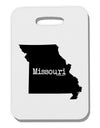 Missouri - United States Shape Thick Plastic Luggage Tag-Luggage Tag-TooLoud-White-One Size-Davson Sales