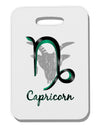 Capricorn Symbol Thick Plastic Luggage Tag-Luggage Tag-TooLoud-White-One Size-Davson Sales