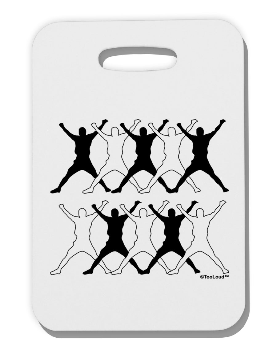 Ten Lords A Leaping Thick Plastic Luggage Tag-Luggage Tag-TooLoud-White-One Size-Davson Sales