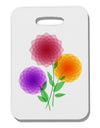 Crystal Dahlias Thick Plastic Luggage Tag-Luggage Tag-TooLoud-White-One Size-Davson Sales