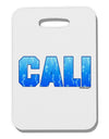 Cali Ocean Bubbles Thick Plastic Luggage Tag by TooLoud-Luggage Tag-TooLoud-White-One Size-Davson Sales