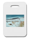CO Snow Scene Text Thick Plastic Luggage Tag-Luggage Tag-TooLoud-White-One Size-Davson Sales