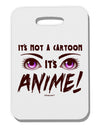 Not A Cartoon Eyes Magenta Thick Plastic Luggage Tag-Luggage Tag-TooLoud-White-One Size-Davson Sales