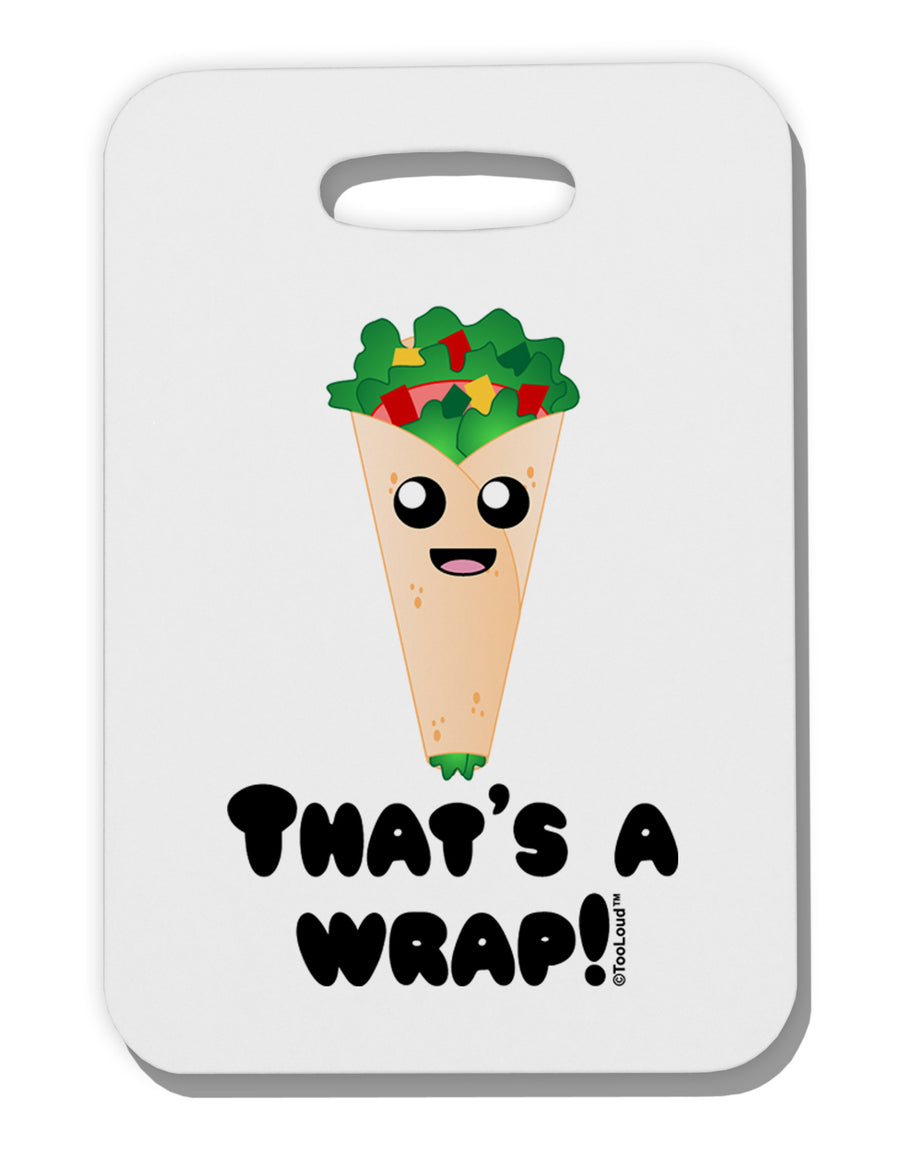 Thats A Wrap Cute Wrap Thick Plastic Luggage Tag-Luggage Tag-TooLoud-White-One Size-Davson Sales