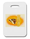 TooLoud Watercolor Owl Moth Thick Plastic Luggage Tag-Luggage Tag-TooLoud-White-One Size-Davson Sales