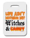 TooLoud Witches and Candy Color Thick Plastic Luggage Tag-Luggage Tag-TooLoud-White-One Size-Davson Sales