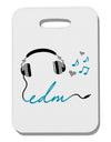 EDM Cord Blue Thick Plastic Luggage Tag-Luggage Tag-TooLoud-White-One Size-Davson Sales