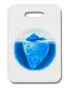 Iceberg Watercolor Thick Plastic Luggage Tag-Luggage Tag-TooLoud-White-One Size-Davson Sales