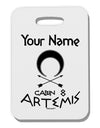 Personalized Cabin 8 Artemis Thick Plastic Luggage Tag-Luggage Tag-TooLoud-White-One Size-Davson Sales
