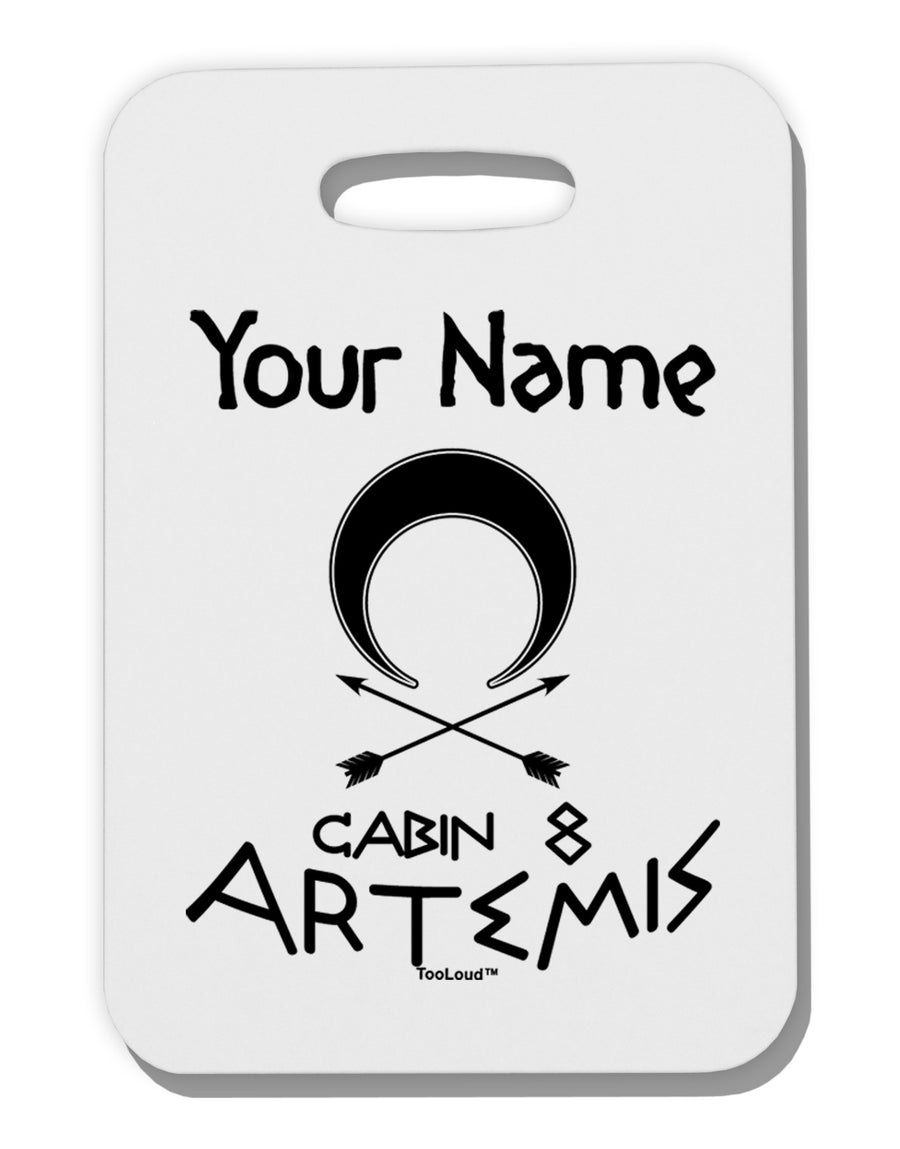 Personalized Cabin 8 Artemis Thick Plastic Luggage Tag-Luggage Tag-TooLoud-White-One Size-Davson Sales