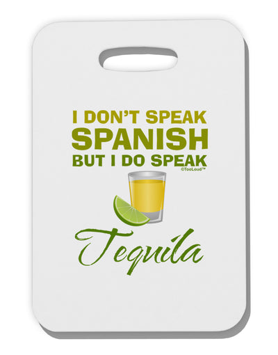 I Do Speak Tequila Adult Tank Top Dress Night Shirt-Night Shirt-TooLoud-White-One Size-Davson Sales