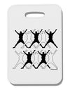 Ten Lords A Leaping Text Thick Plastic Luggage Tag-Luggage Tag-TooLoud-White-One Size-Davson Sales