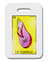 La Chancla Loteria Distressed Thick Plastic Luggage Tag by-Luggage Tag-TooLoud-White-One Size-Davson Sales