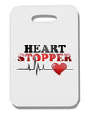 Heart Stopper Thick Plastic Luggage Tag-Luggage Tag-TooLoud-White-One Size-Davson Sales