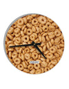 Breakfast Cereal All Over 10 InchRound Wall Clock All Over Print-Wall Clock-TooLoud-White-Davson Sales