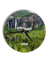 Beautiful Cliffs - Go Outside AOP 10 InchRound Wall Clock All Over Print by TooLoud-Wall Clock-TooLoud-White-Davson Sales