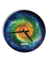 Rainbow Tie Dye Galaxy 10 InchRound Wall Clock All Over Print-Wall Clock-TooLoud-White-Davson Sales