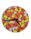 Candy Corn 10 InchRound Wall Clock All Over Print by TooLoud-Wall Clock-TooLoud-White-Davson Sales