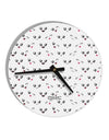 Kyu-T Faces AOP 10 InchRound Wall Clock All Over Print by TooLoud-Wall Clock-TooLoud-White-Davson Sales