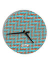 Swimming Fish Optical Illusion 10 InchRound Wall Clock All Over Print-Wall Clock-TooLoud-White-Davson Sales