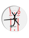 Nurse AOP 10 InchRound Wall Clock All Over Print-Wall Clock-TooLoud-White-Davson Sales
