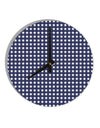 Americana Stars Pattern 10 InchRound Wall Clock All Over Print-Wall Clock-TooLoud-White-Davson Sales