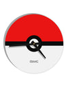 Sporty Red and White Circle 10 InchRound Wall Clock All Over Print-Wall Clock-TooLoud-White-Davson Sales
