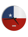 Chile Flag AOP 10 InchRound Wall Clock All Over Print-Wall Clock-TooLoud-White-Davson Sales