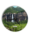 Nature Beauty - Cliffs 10 InchRound Wall Clock All Over Print by TooLoud-Wall Clock-TooLoud-White-Davson Sales