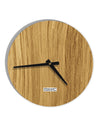 Light Wood Look 10 InchRound Wall Clock All Over Print by TooLoud-Wall Clock-TooLoud-White-Davson Sales