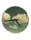 The Sky is Falling 10 InchRound Wall Clock All Over Print-Wall Clock-TooLoud-White-Davson Sales