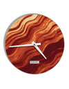 Bacon Bacon Bacon 10 InchRound Wall Clock All Over Print by TooLoud-Wall Clock-TooLoud-White-Davson Sales