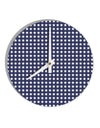 Americana Stars Pattern 10 InchRound Wall Clock All Over Print-Wall Clock-TooLoud-White-Davson Sales