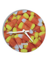 Candy Corn 10 InchRound Wall Clock All Over Print by TooLoud-Wall Clock-TooLoud-White-Davson Sales