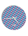 Crystalized Mosaic AOP 10 InchRound Wall Clock All Over Print-Wall Clock-TooLoud-White-Davson Sales