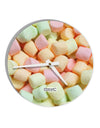 Marshmallows All Over 10 InchRound Wall Clock All Over Print-Wall Clock-TooLoud-White-Davson Sales