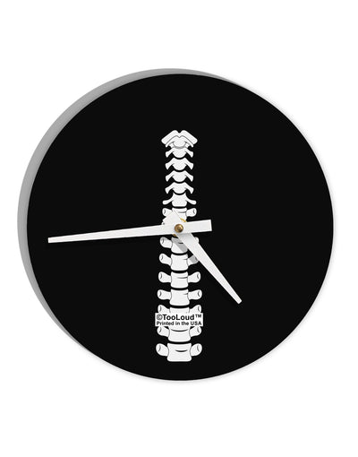 Spine AOP 10 InchRound Wall Clock All Over Print-Wall Clock-TooLoud-White-Davson Sales