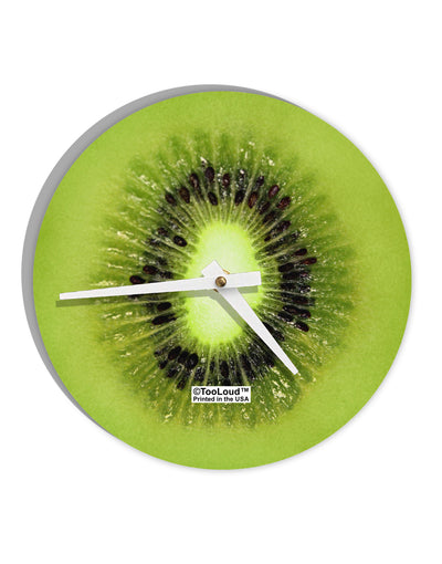 Kiwi Fruit 10 InchRound Wall Clock All Over Print by TooLoud-Wall Clock-TooLoud-White-Davson Sales