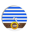 Pirate Crew Costume - Blue 10 InchRound Wall Clock All Over Print-Wall Clock-TooLoud-White-Davson Sales