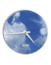 Clouds All Over 10 InchRound Wall Clock All Over Print-Wall Clock-TooLoud-White-Davson Sales