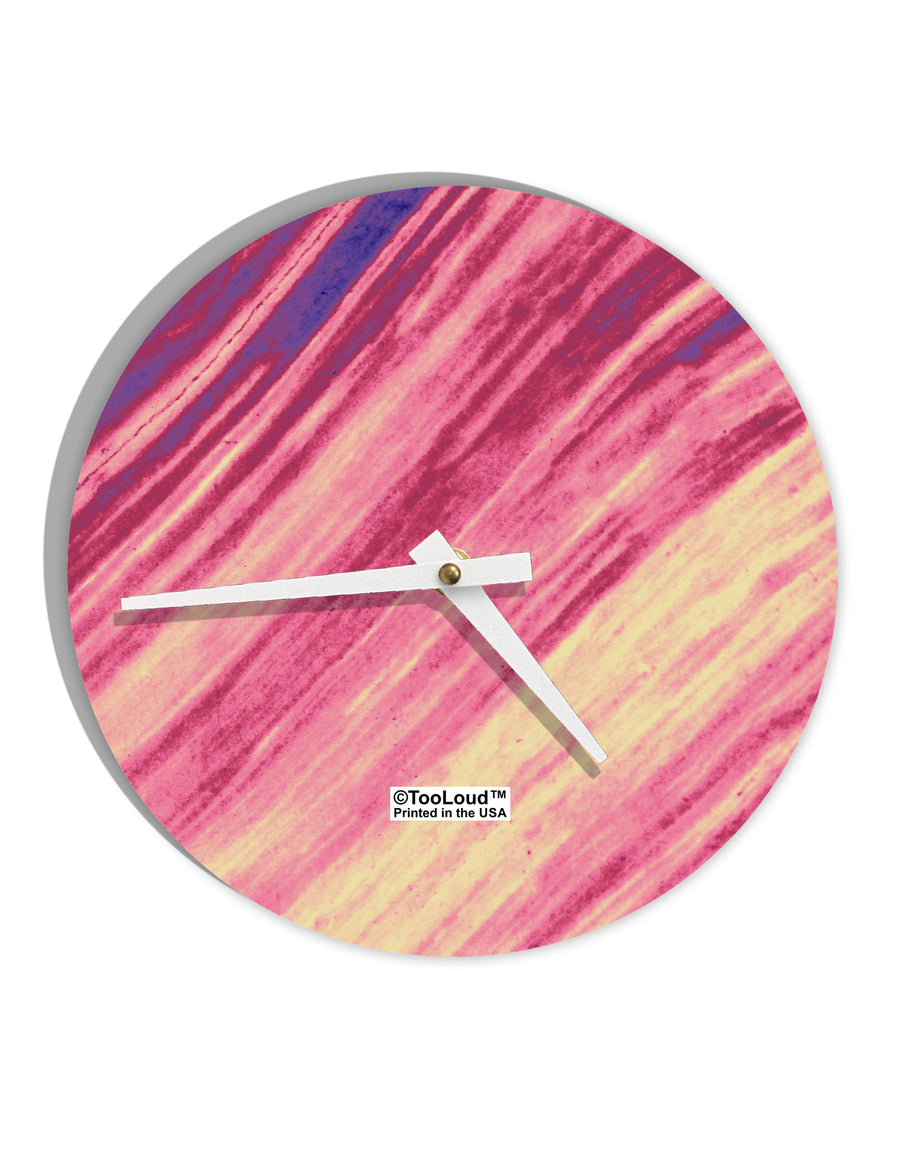 Venus Storm Abstract 10 InchRound Wall Clock All Over Print by TooLoud-Wall Clock-TooLoud-White-Davson Sales