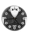 Skeleton Tuxedo Suit Costume 10 InchRound Wall Clock with Numbers All Over Print-Wall Clock-TooLoud-White-Davson Sales